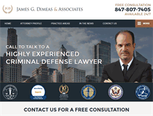 Tablet Screenshot of chicagoareacriminallawyers.com